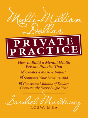 cover image of Multi-Million Dollar Private Practice